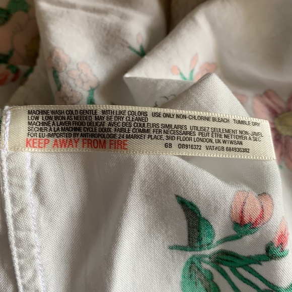 ANTHROPOLOGIE NWOT Springtime Sleep Shirt *TOP ONLY* - Picture 6 of 12